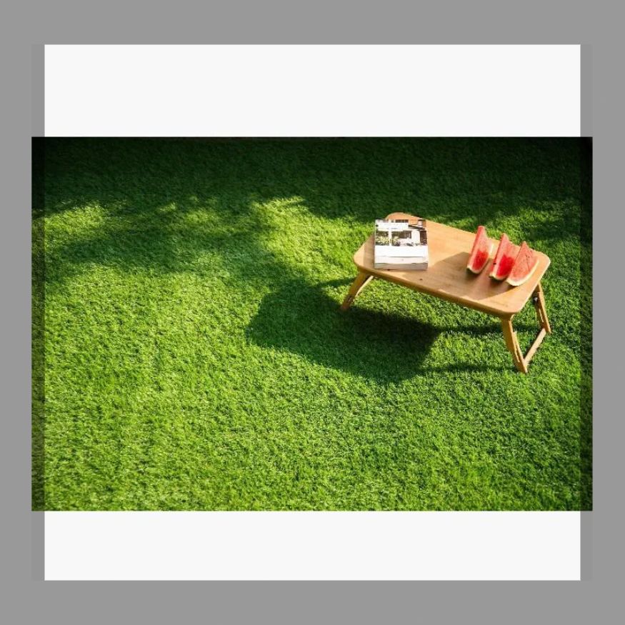 人工芝 ロール 2m×10m 芝丈20mm ピン42本つき 透水穴つき