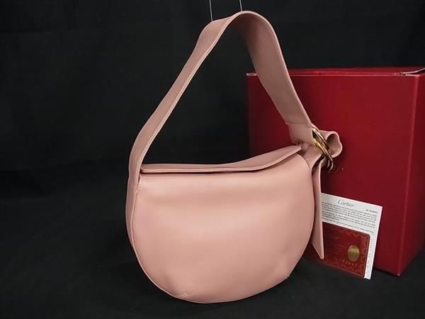 □極美品□ Cartier カルティエ トリニティ レザー ワンハンドル □極美品□ Cartier カルティエ トリニティ レザー ワンハンドル