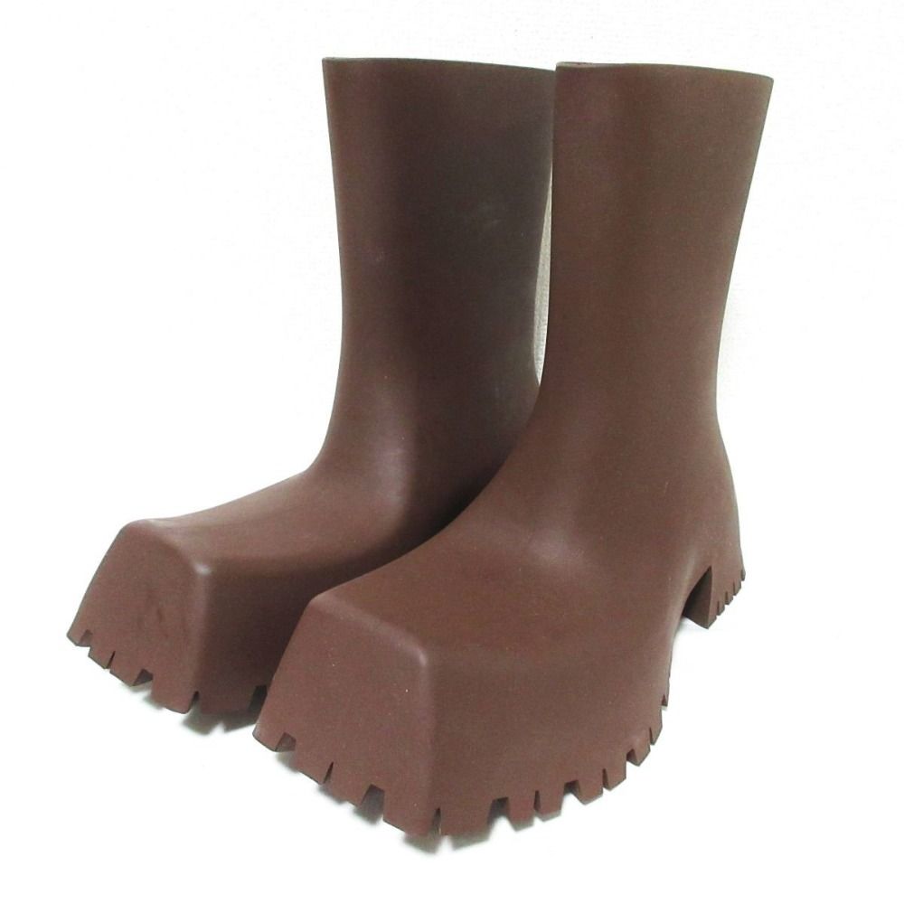 新品同様 22SS BALENCIAGA バレンシアガ TROOPER RUBBER BOOT ラバー