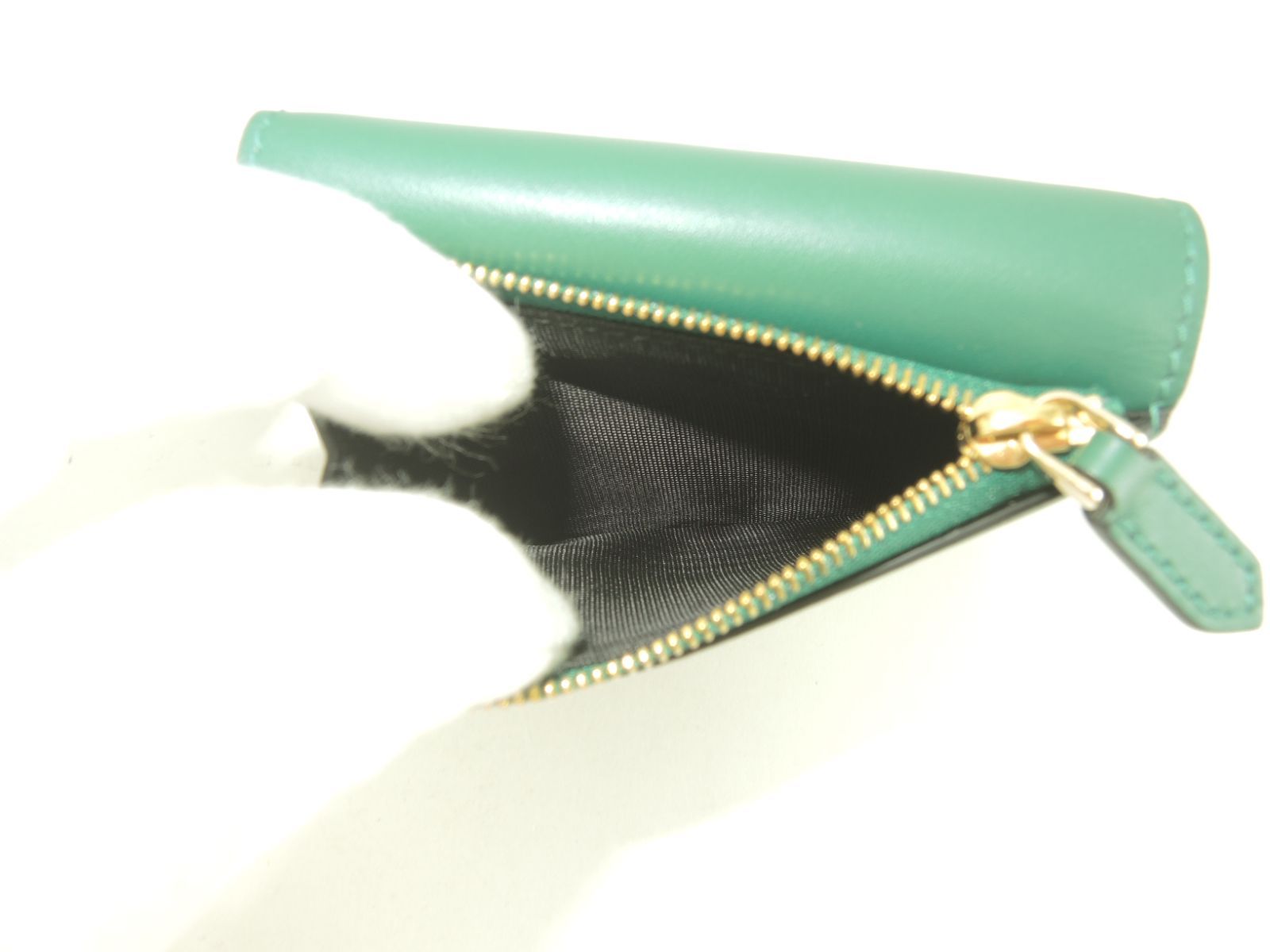 【極美品】ブルガリ　セルペンティ　二つ折り　財布　フォーエバー　レザー　緑 BVLGARI】ブルガリ『セルペンティ フォーエバー 二つ折り財布