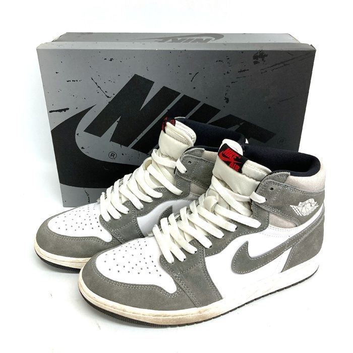 NIKE ナイキ DZ5485-051 Air Jordan 1 Retro High OG エア ジョーダン 1 レトロ ハイ Black and Smoke Grey スニーカー グレー size28cm