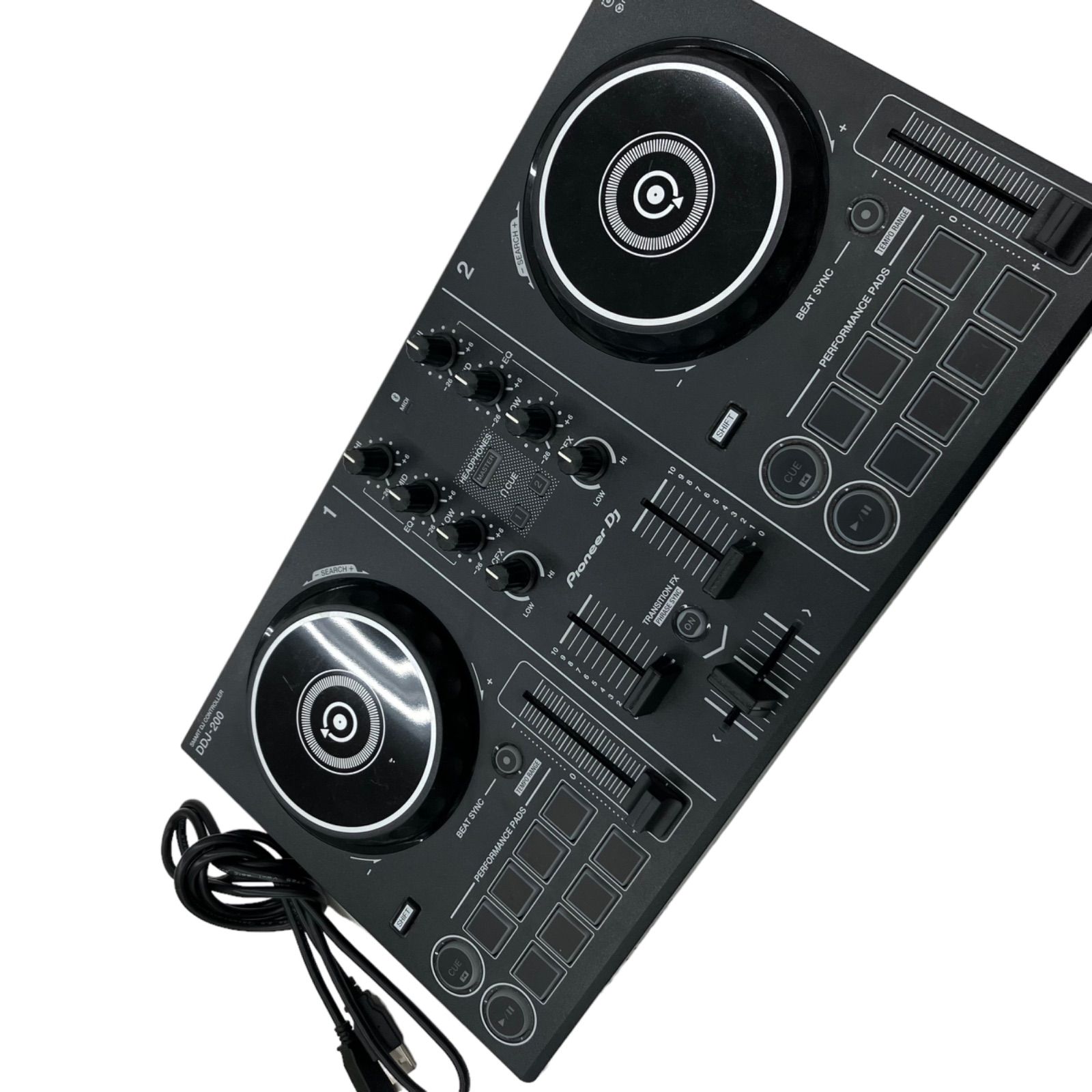 Pioneer じさ DJ DDJ-200 2ch スマート DJコントローラー