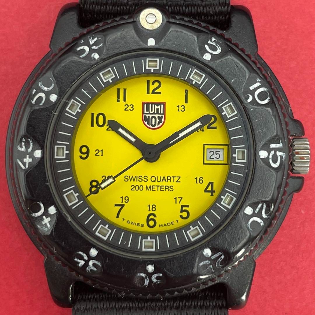 Luminox シリーズ7000 イエロー腕時計 LUMINOX シリーズ7000 イエロー文字盤 レディース ミリタリー