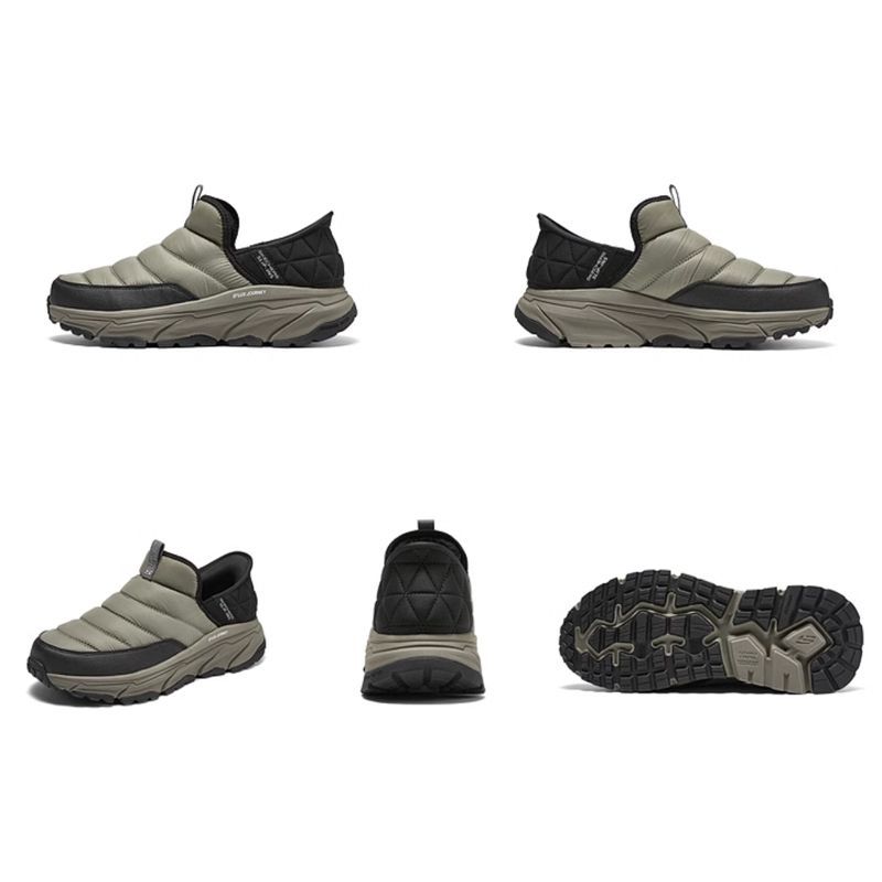 スケッチャーズ スリップインズ メンズ ボア 立ったまま履ける ハンズ