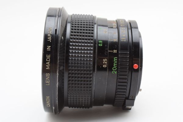  実用 キャノン Canon FD 20 mm F 2 8 Wide Angle MF Lens for Mount 4847_26_19 レンズ(単焦点) カメラ