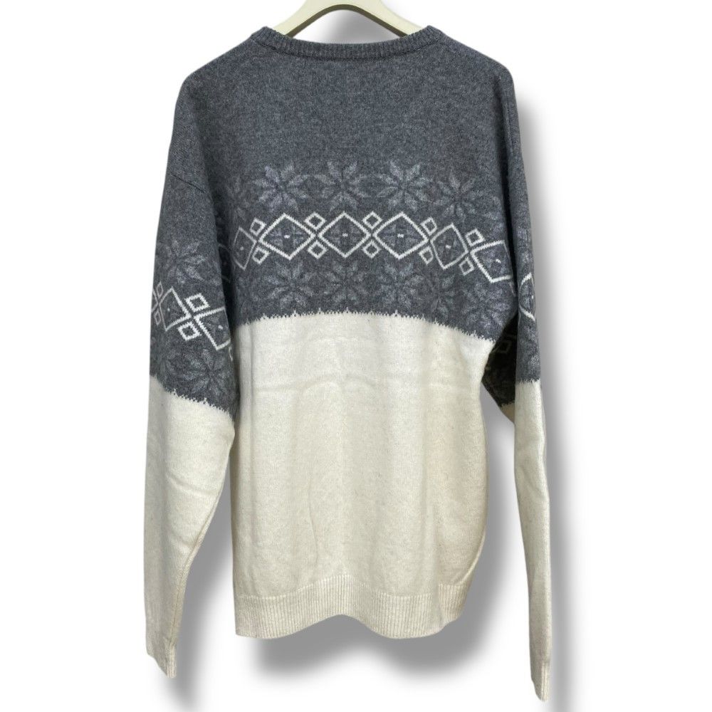 SEQUEL 23AW NORDIC CREW NECK KNIT GRAY XLサイズ グレー - メルカリ