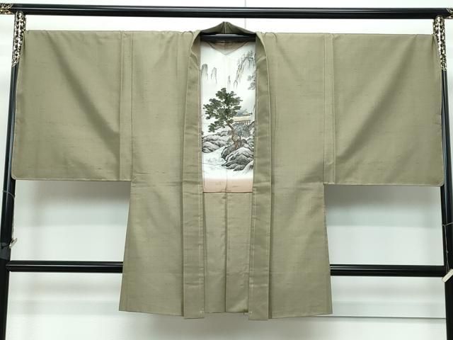 平和屋着物○男性 本場大島紬 アンサンブル 100亀甲 総詰め 正絹 逸品  