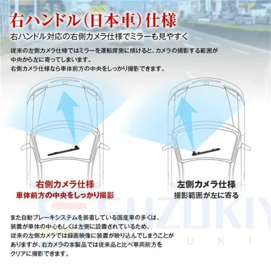 170度広角 音声記録