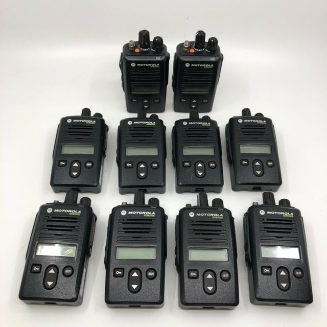 10台セット モトローラ GDB3500 免許局 MOTOROLA デジタル無線機 トランシーバー 廃免済 mer0194