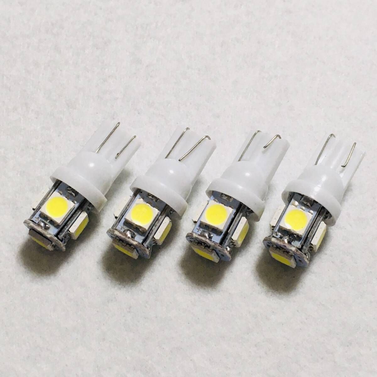 爆光！ステップワゴン RK5 LED スモール ポジション ライセンス ナンバー灯 4点 T10 ホワイト ウェッジ球 12V カー用品 - メルカリ  - ライト