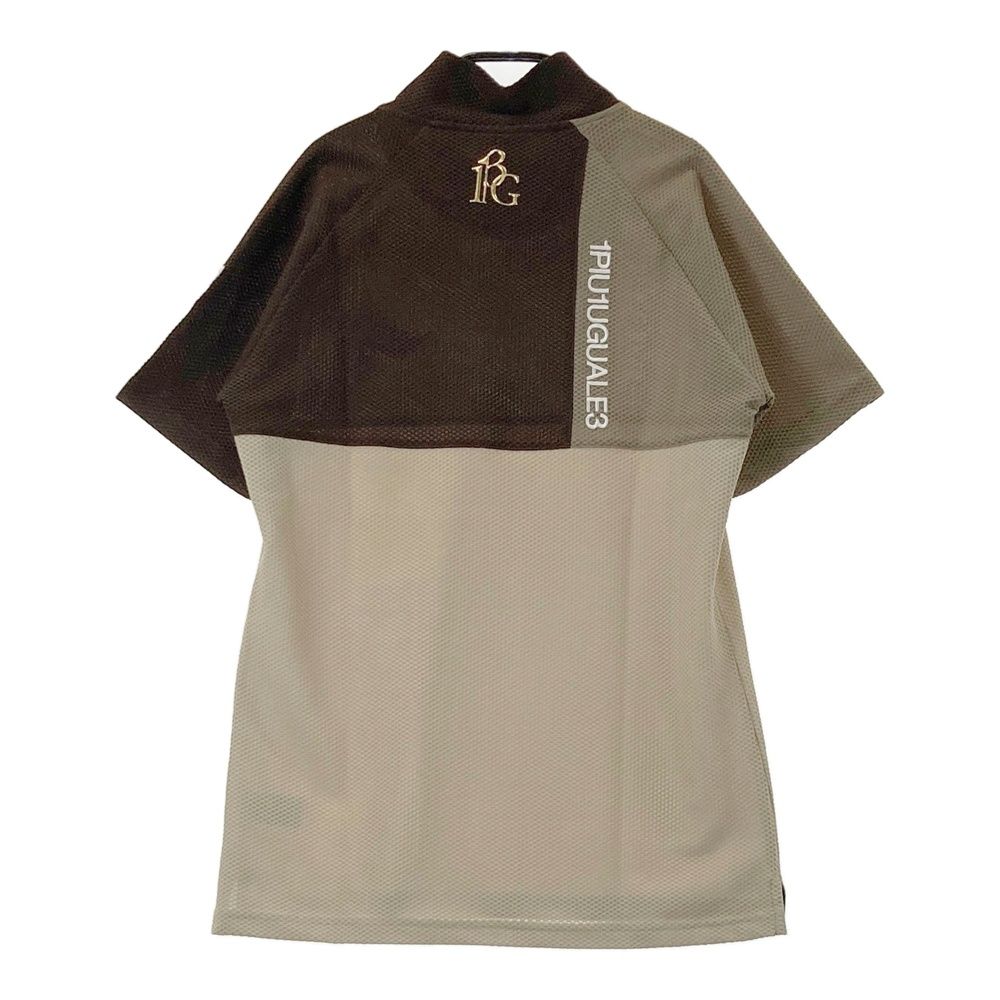 サイズ 3 1PIU1UGUALE3 GOLF GST194 半袖モックネックTシャツ ベージュ系 240101472663 ゴルフウェア レディース ストスト