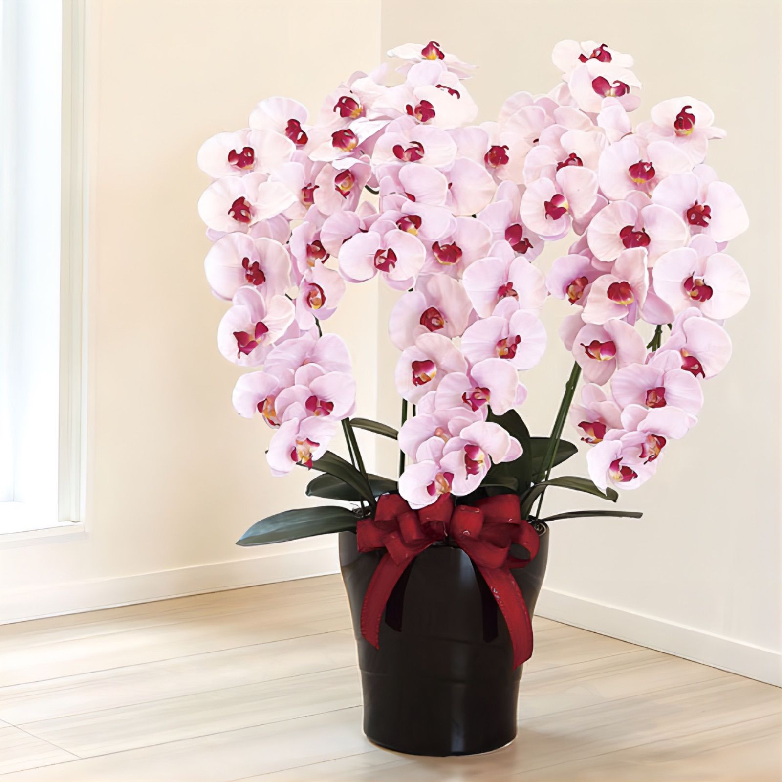 光触媒　人工観葉植物　フェイクグリーン　プレミアム胡蝶蘭5本立P 光触媒 人工観葉植物 フェイクグリーン プレミアム胡蝶蘭5本立P 【公式