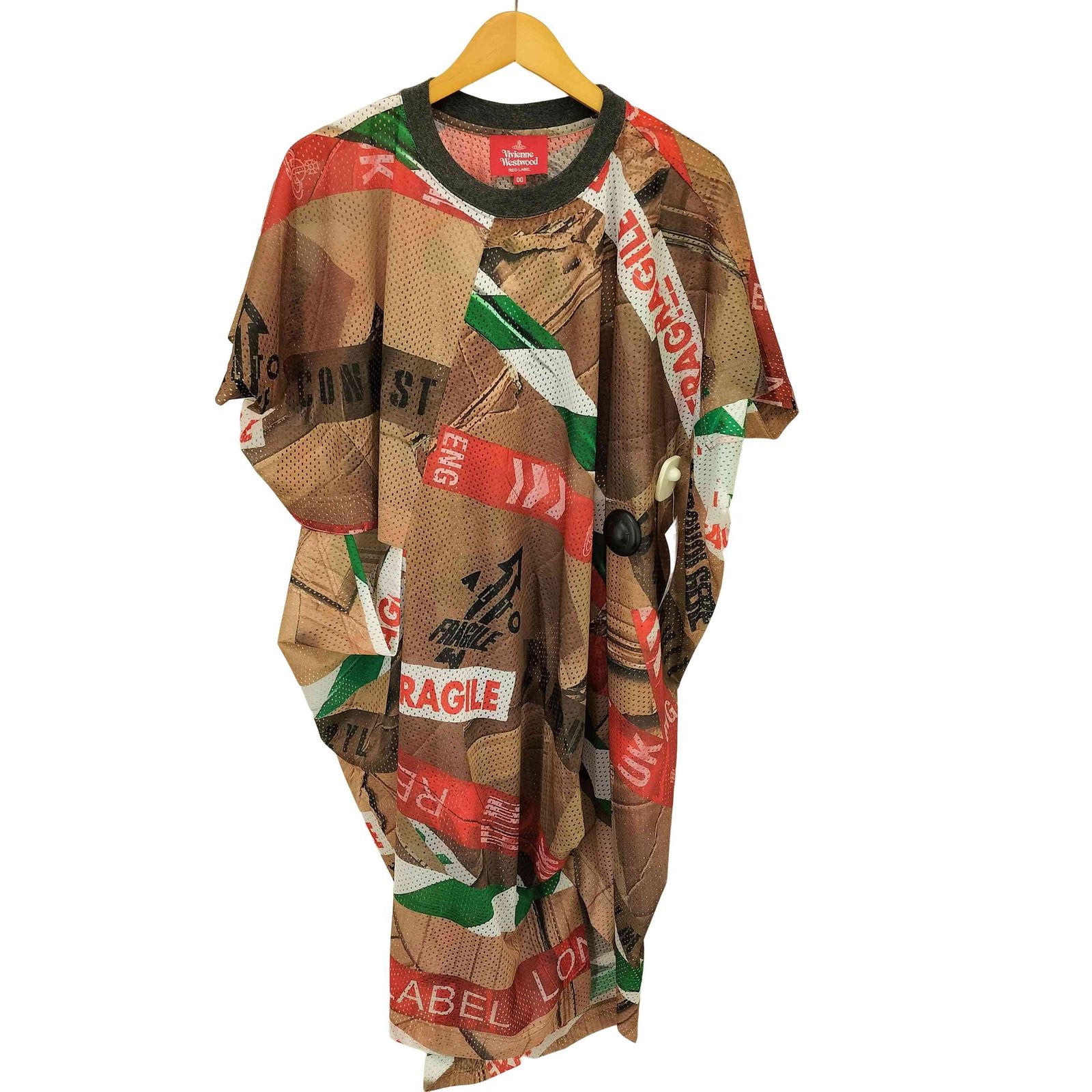 ヴィヴィアンウエストウッドレッドレーベル Vivienne Westwood RED LABEL 24SS CAUTION TAPE S|S メッシュブルゾン レディース import M