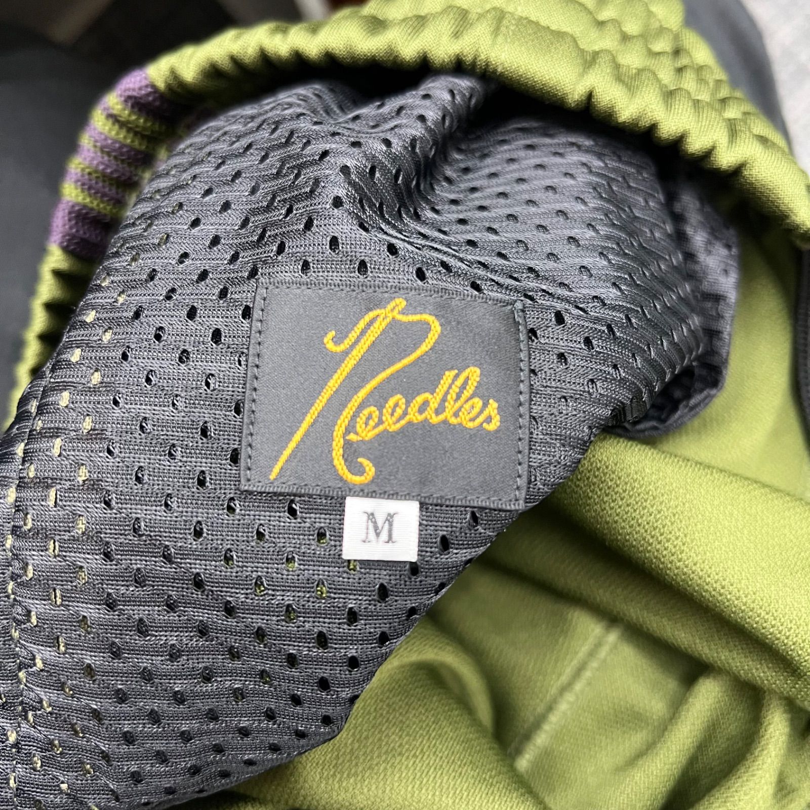 Needles H.D. TRACK PANT Poly Smooth OT232 ニードルス ヒザデル 