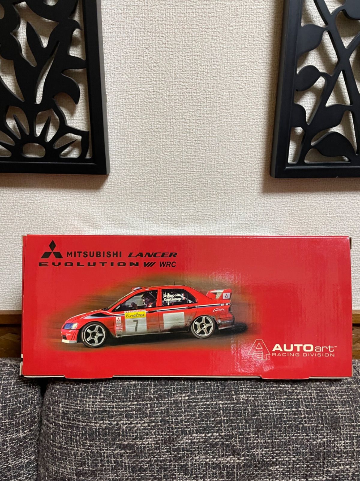 オートアート 1/18 三菱 ランサーエボリューション VII WRC - おもちゃ