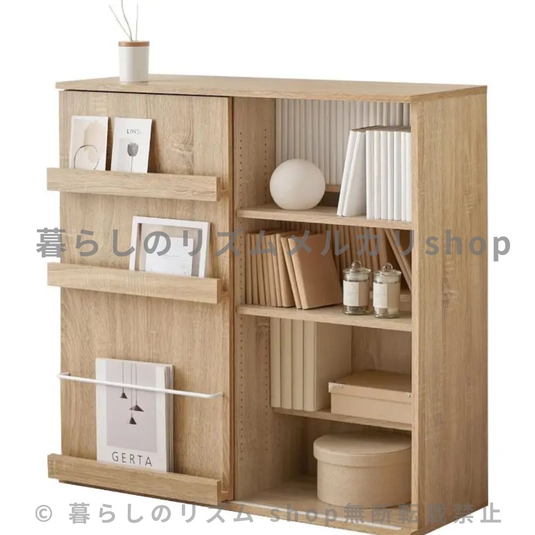 本棚 スライド ラック コミック 北欧 約400冊 可動棚 スリム 大容量 扉付き a4 a5 アンティーク a4対応 a4ファイル 薄型 絵本 おしゃれ オーダー オフィス 奥行き30 壁 キャビネット 子ども 子供部屋 コンパクト 収納 仕切り 省スペース