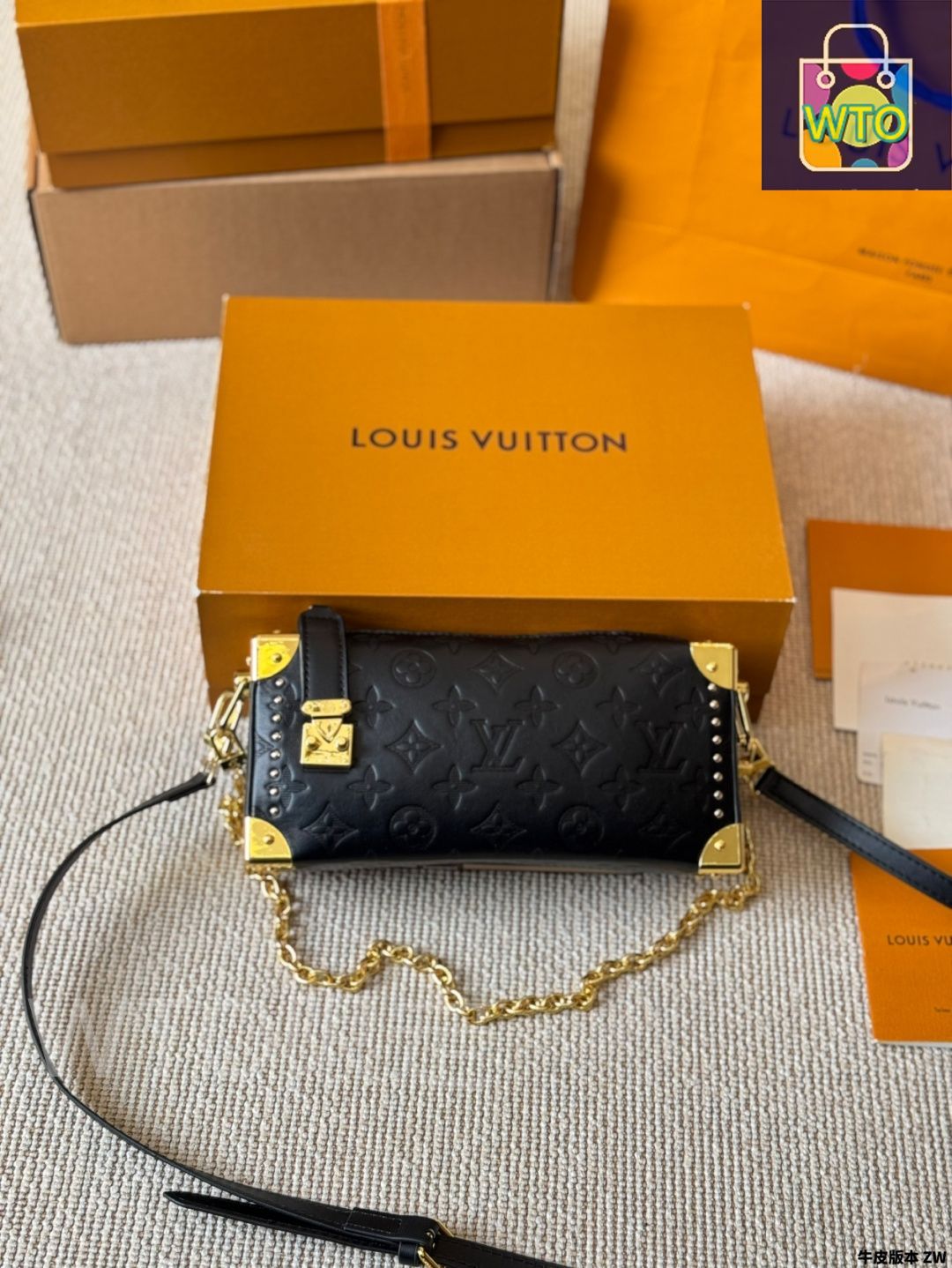 【上品な煌めきが目を惹く】Louis Vuitton スリムトランクバッグ 今日特価】Louis Vuitton Slim Trunk Bag - ルイヴィトン スリム