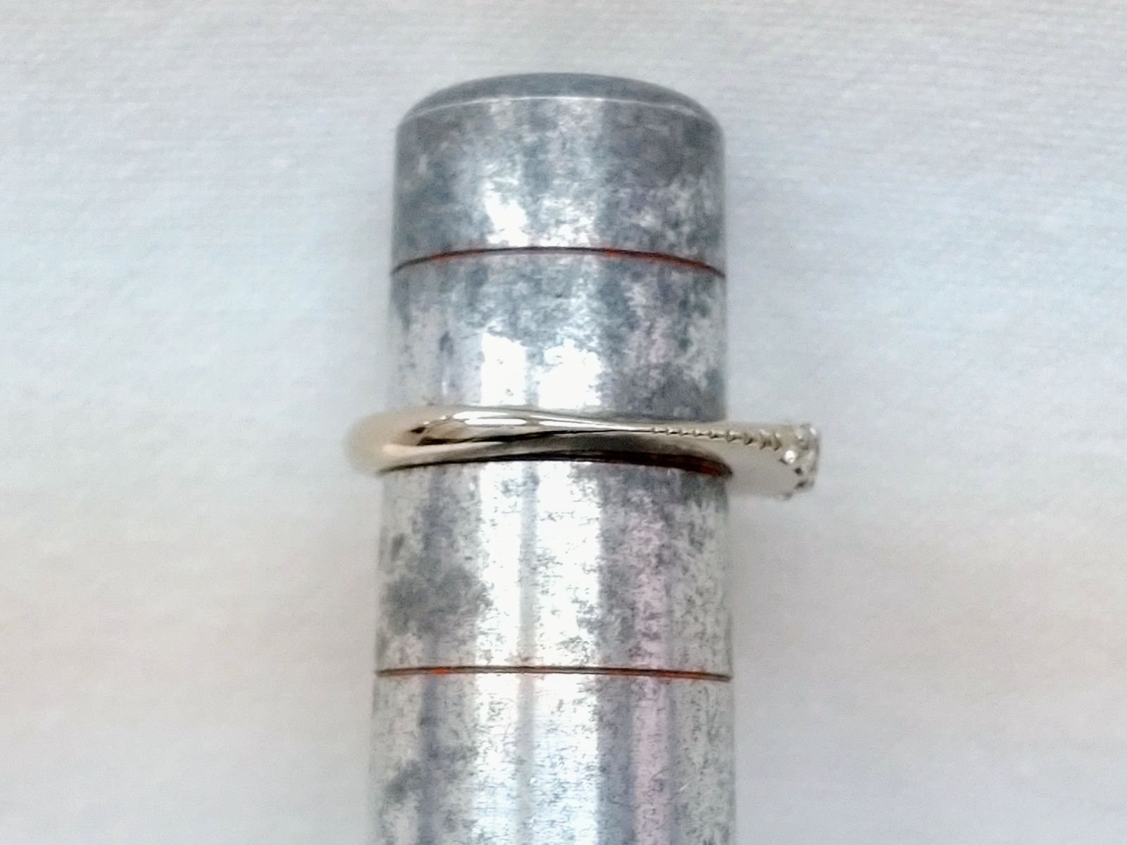 カシケイ ネイキッド K18BG ブラウンダイヤモンド7石 0.35ct ピンキー 
