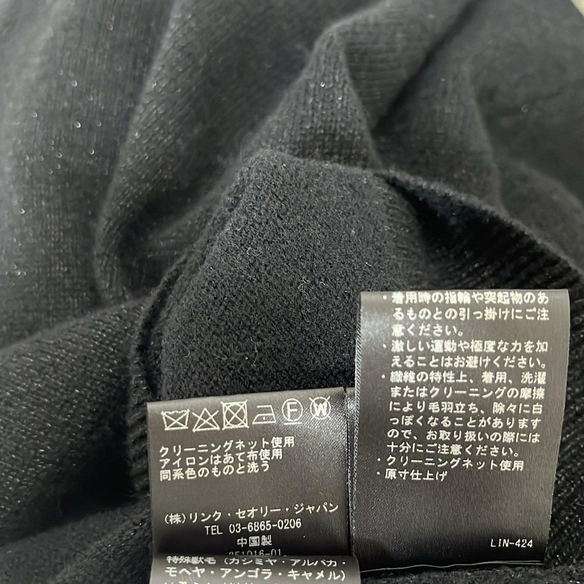 セオリー theory 長袖セーター サイズS 黒 レディース カシミヤ トップス