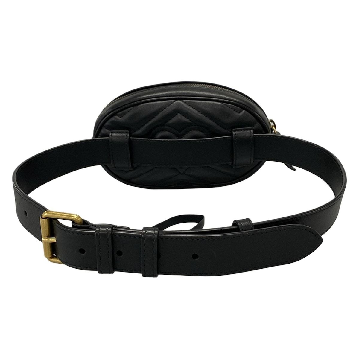 GUCCI(グッチ) ウエストポーチ GGマーモント キルティングレザー