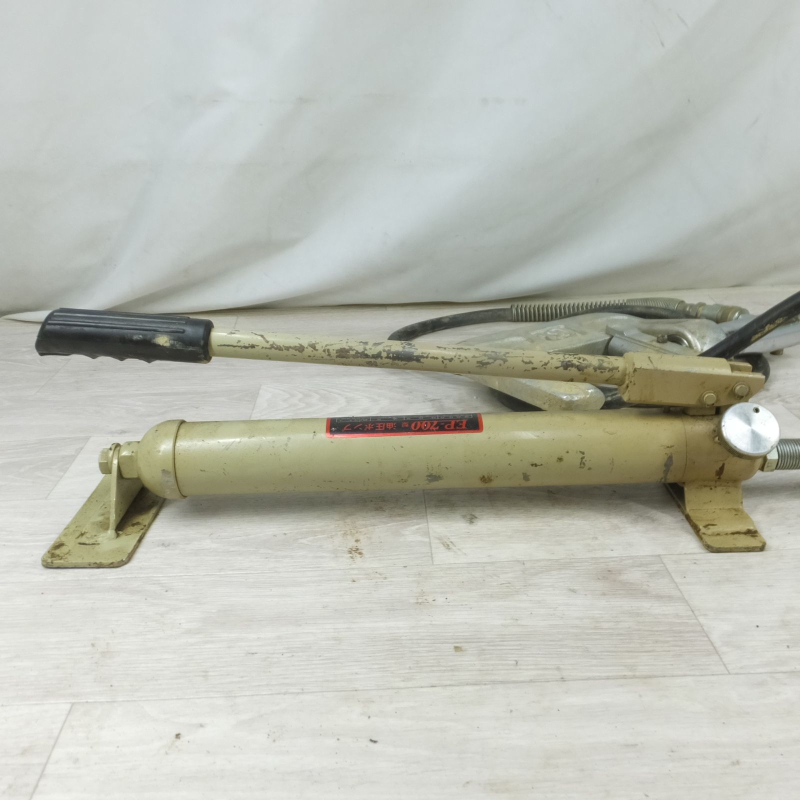 亀倉精機 パイプ圧着機 P-50 パイプ断水機 EP-700型 油圧ポンプ