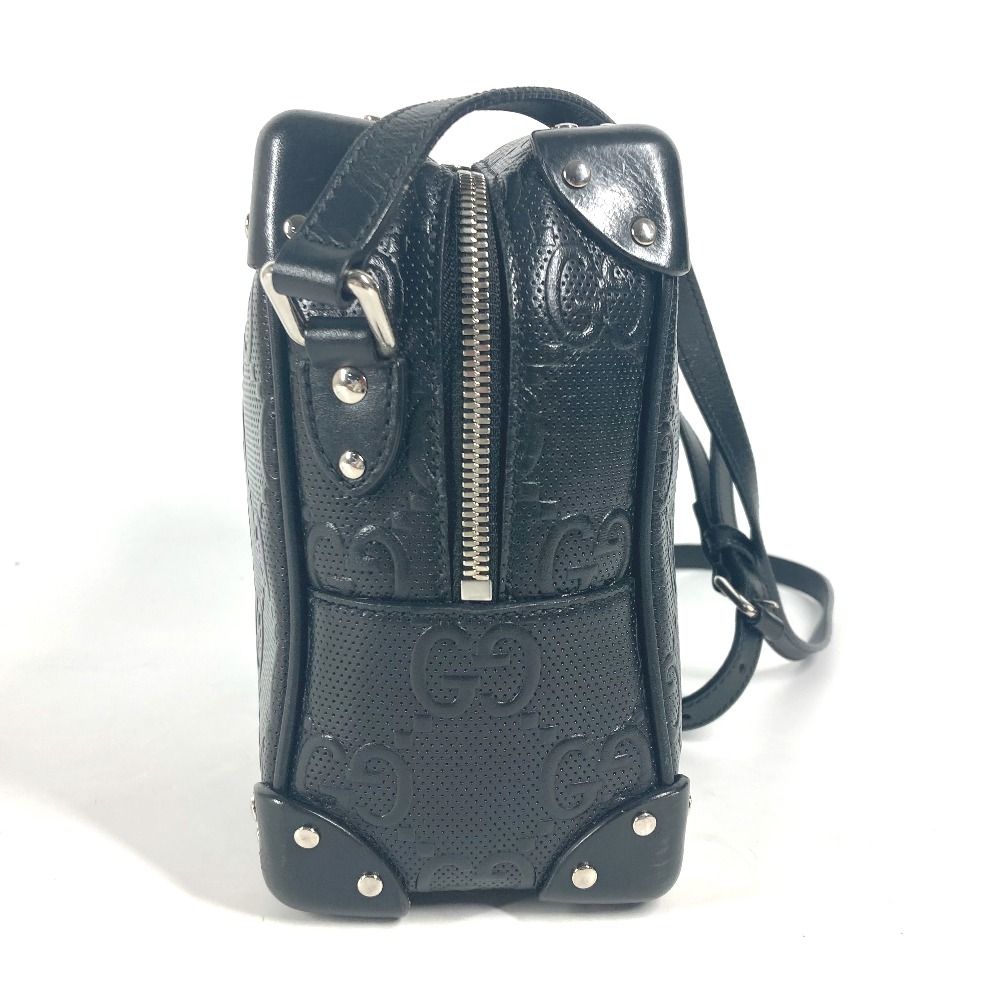 GUCCI グッチ ハンドバッグ GUCCI グッチ ショルダーバッグ GG エンボス ロゴ 626363 レザー