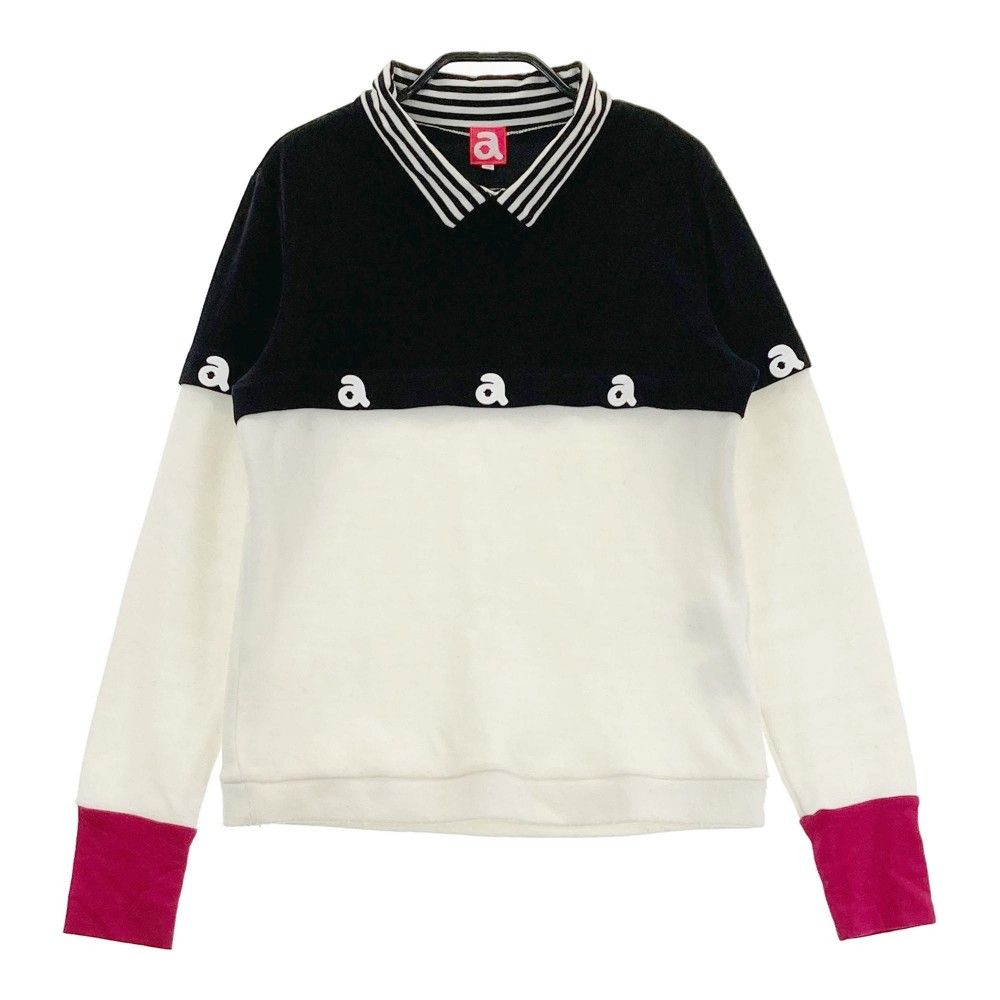 サイズ：36 ARCHIVIO アルチビオ 襟付 起毛切替 ニットセーター