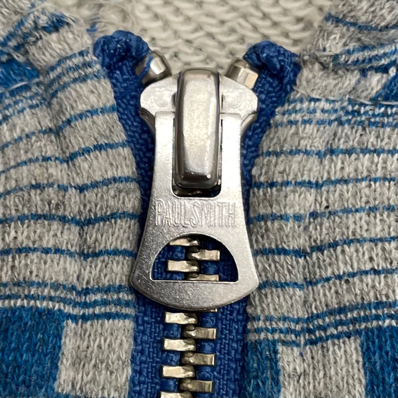 paul smith jeans ナイロンパーカー　総柄　y2k 90s Paul Smith JEANS ポールスミスジーンズ ボーダー柄 ジップ