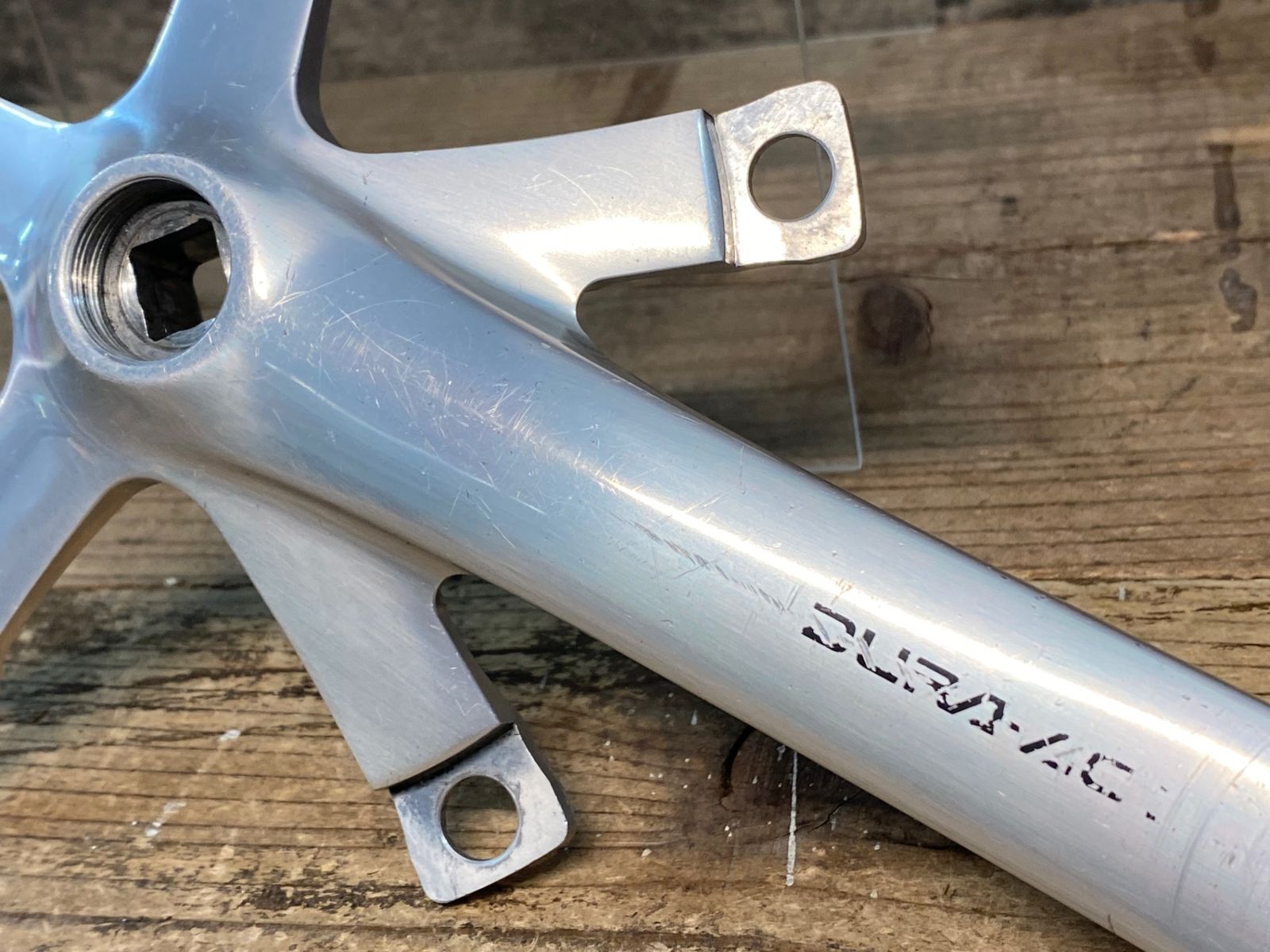 JI481 シマノ SHIMANO デュラエース DURA-ACE FC-7600 クランクアームセット 167.5mm PCD144 NJS ピスト トラック用 BRIGHTFACE_UK