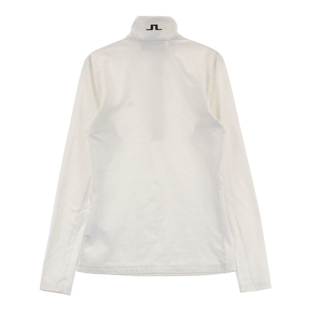 新品 J.LINDEBERG ゴルフ 長袖ハーフジップシャツ ホワイト XL メンズ