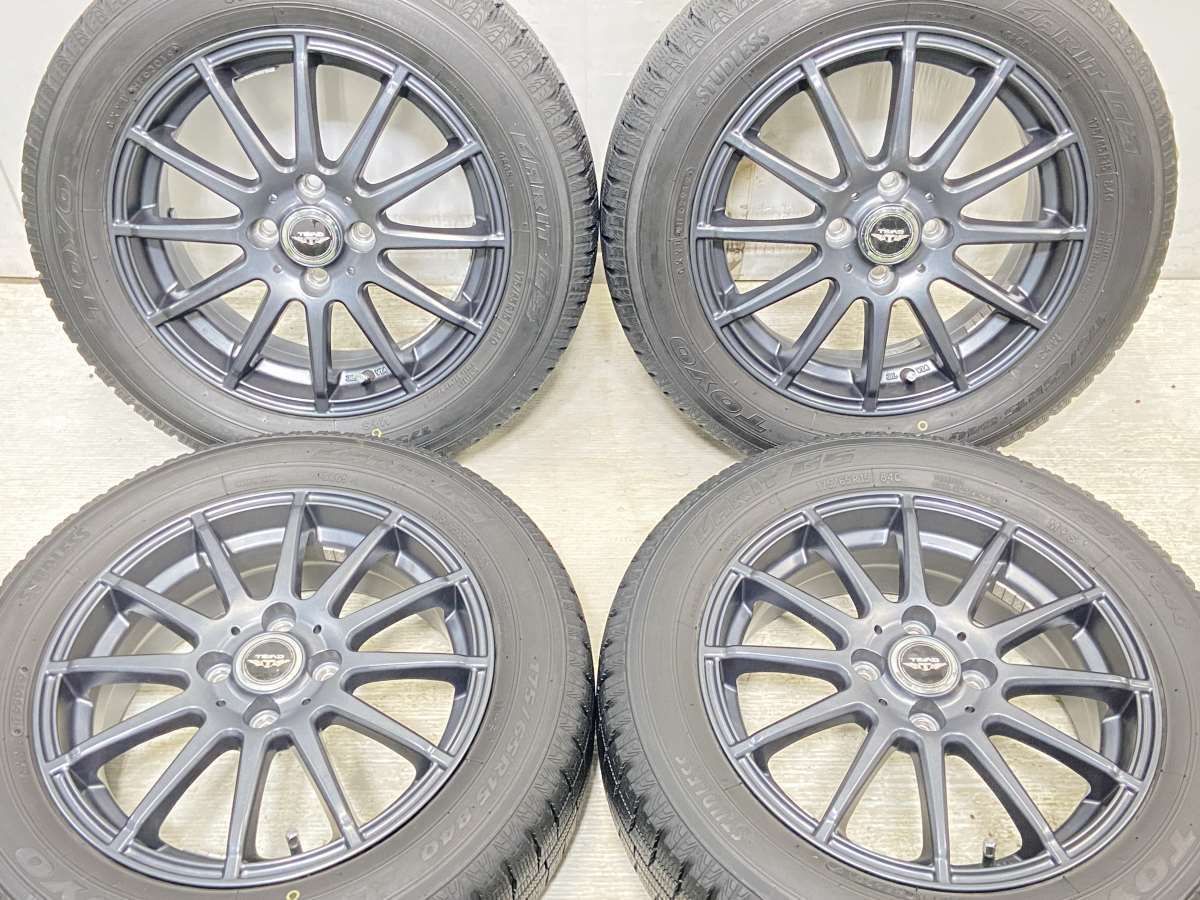 175/65R15 トーヨータイヤ ガリット G5 TEAD 15x5.5 42 100-4穴 中古タイヤ スタッドレスタイヤ ホイールセット  4本セット w15240124034 - メルカリ