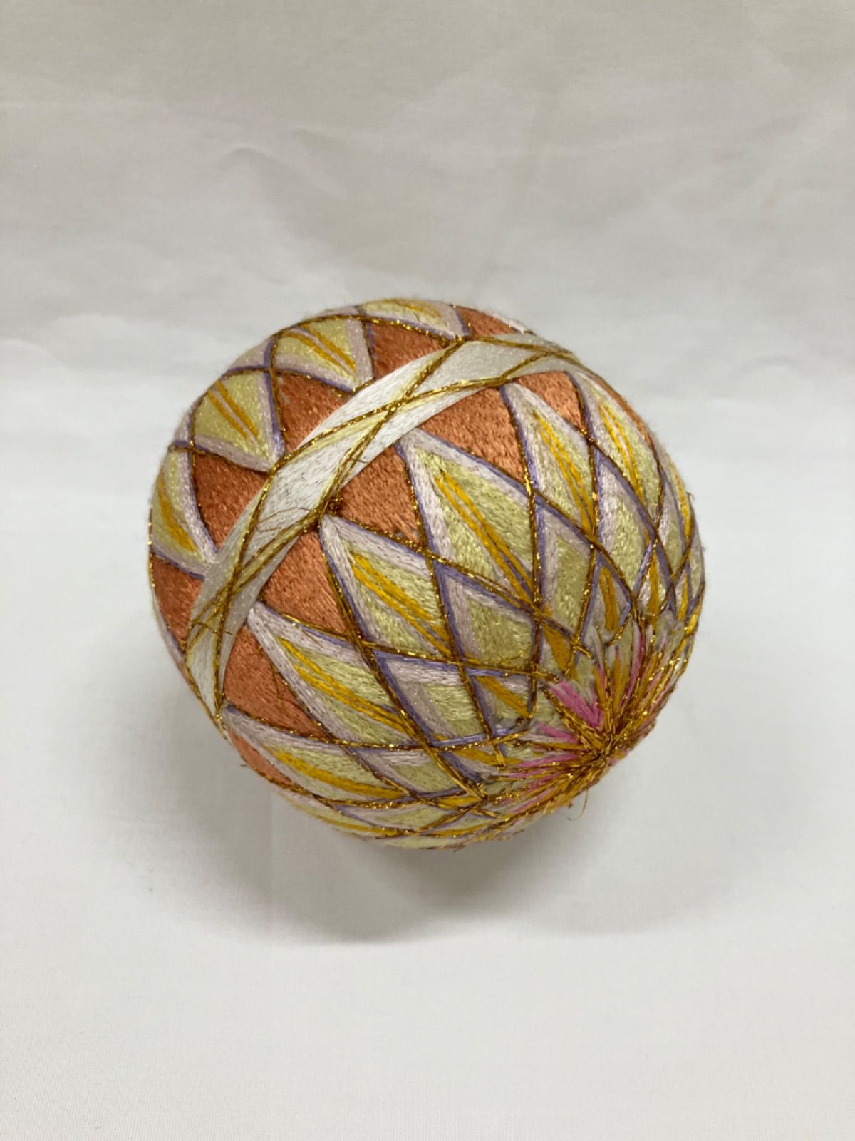 «花ラブリ»MARI375　リユース　手作り　鞠　5個セット　現品限り　まり　糸鞠　かがり鞠　インテリア小物　写真撮影　七五三　お遊戯会　発表会　ショーウィンドウ　ディスプレイ　シーズン　季節　飾り　インスタ　Instagram　桃の節句　ひな祭り