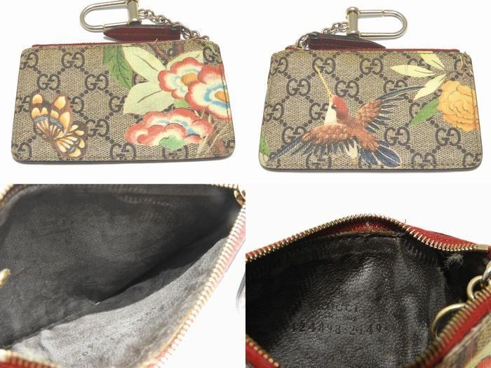 GUCCI　GGスプリーム　コインケース　キーリング付コインケース 楽天市場】GUCCI グッチ メンズ レディースキーリング付き