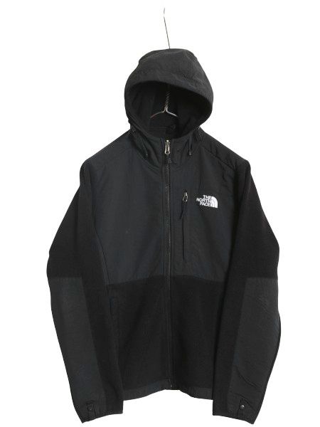 ノースフェイス フード付き デナリ ジャケット レディース S | アウトドア フリース ナイロン パーカー ジャンパー フルジップ ブルゾン 黒