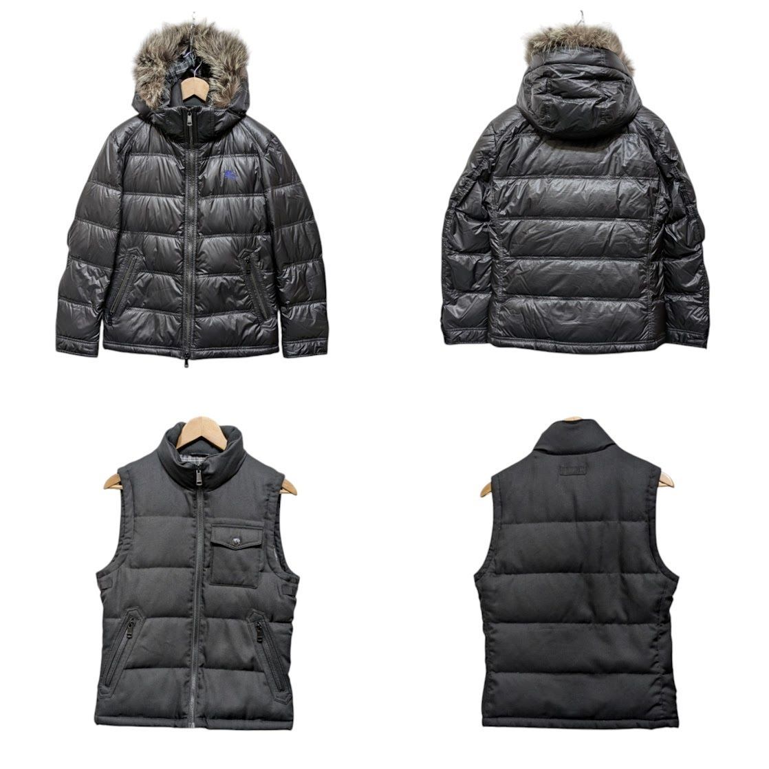 Burberry ブラックダウンベスト 38 Mサイズ 中古・古着通販】BURBERRY BLACK LABEL (バーバリーブラック