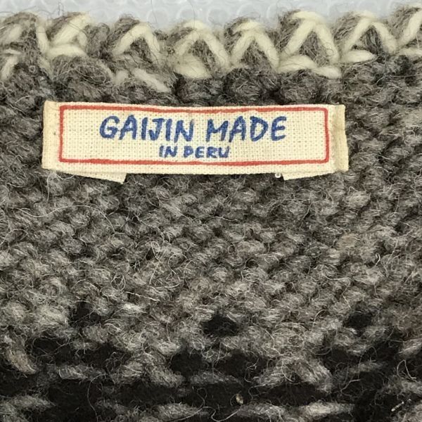 ペルー製☆GAIJIN MADE/ガイジンメイド☆カウチンニットベスト