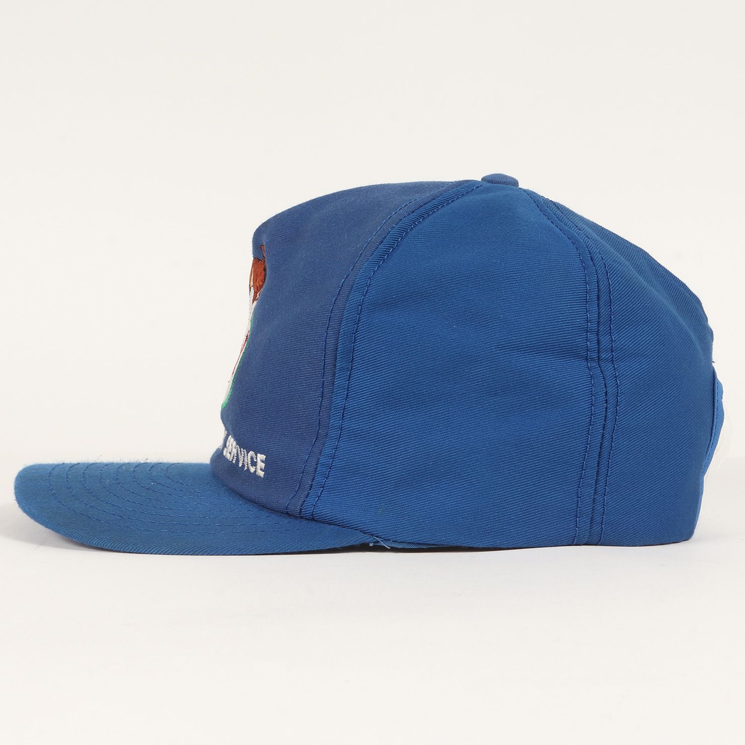 80s マックトラック MACK TRUCKS トラッカー キャップ 青 USA 80s MACK TRUCKS マック・トラックス 5パネル トラッカー キャップ USA