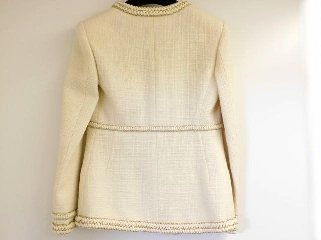 CHANEL シャネル ツイード ジャケット ノーカラー ココボタン 34 楽天市場】2023年 スプリング 新作 CHANEL シャネル ツイード