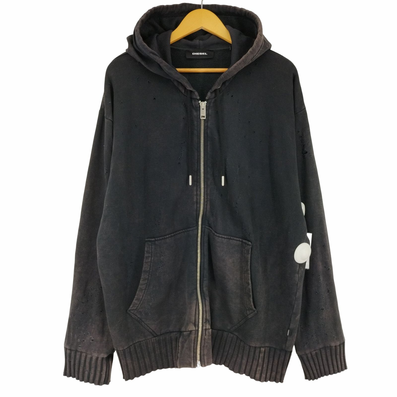 ディーゼル DIESEL ヴィンテージクラッシュダメージ加工 ジップアップ 