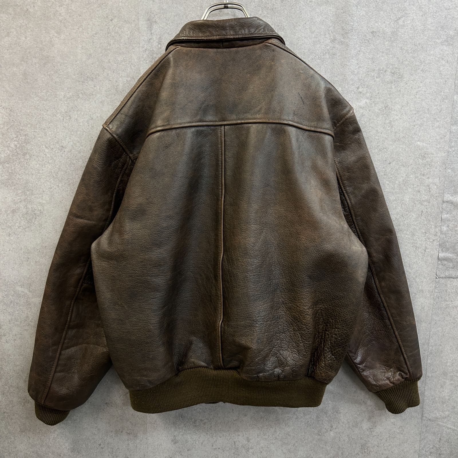 AEROPOSTALE 本革 レザー A-2 ブルゾン フライトジャケット 雰囲気系 