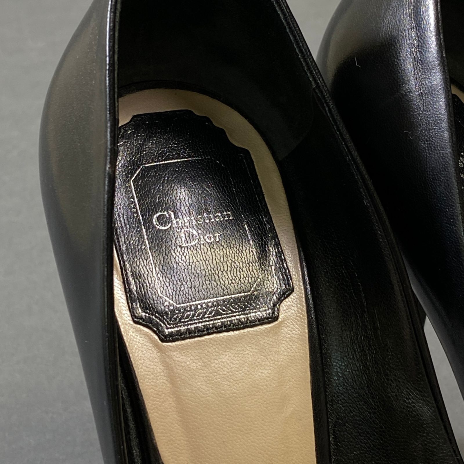1g31 Christian Dior クリスチャン ディオール CD金具 ヒール