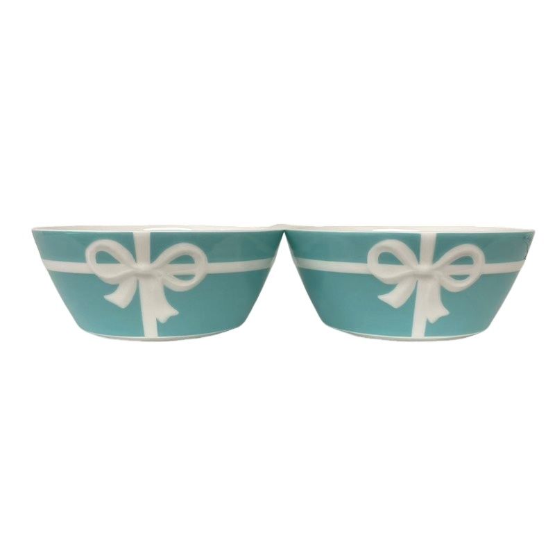 TIFFANY ティファニー ブルーボックス ボウル 2点セット ブルー 陶器 食器 12510K5