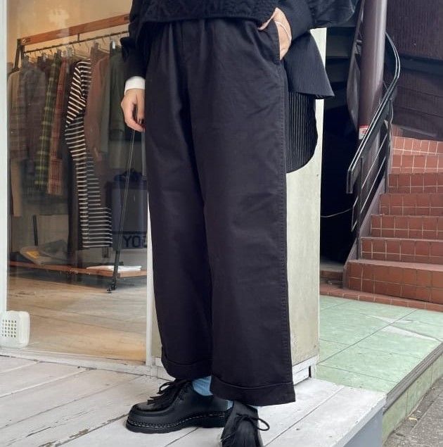 GRAMICCI グラミチ ビームス ボーイ 別注 太チノパンツ F ブラック わたしたちの絶賛パンツ｜BEAMS BOY（ビームス ボーイ）｜BEAMS