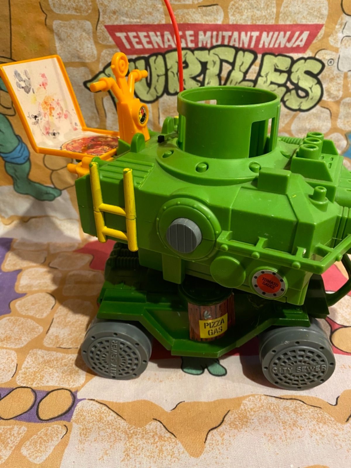 ヴィンテージ　タートルズ　フィギュア　乗り物　THE PIZZA THROWER ヴィンテージ タートルズ フィギュア 乗り物 THE PIZZA THROWER