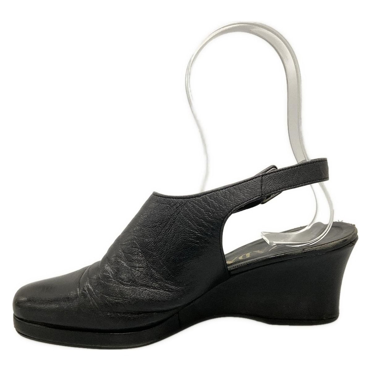 黒 ウェッジソール