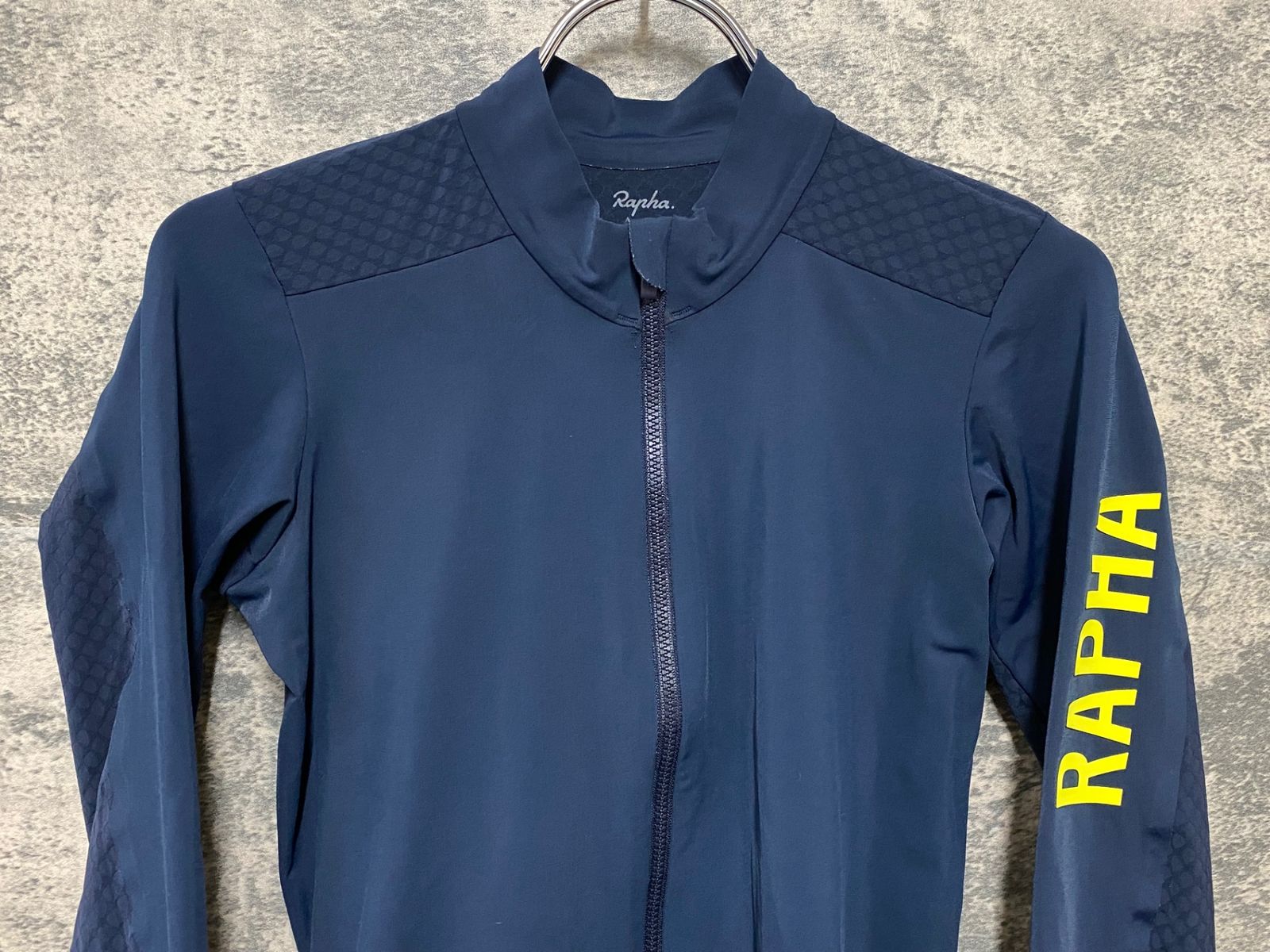 Rapha プロチームサーマルジャージ（メンズ）紺×黄 M