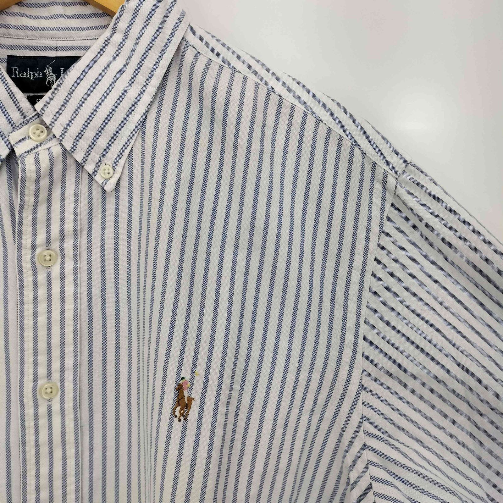 ラルフローレン RALPH LAUREN CUSTOM FIT ストライプ ポニー刺繍