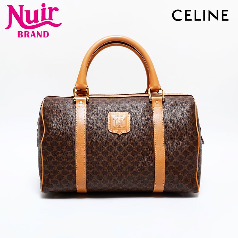 CELINE セリーヌ　M11　ボストンバッグ マカダム PVC 旅行用 CELINE セリーヌ ボストンバッグ マカダム PVC - メルカリ