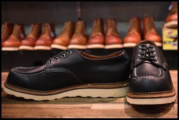 7.5D 美品】レッドウィング 8106 オックスフォード 黒