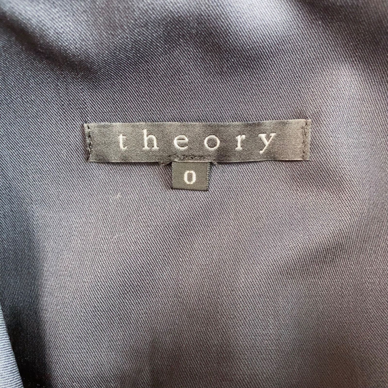 z1423 【美品】theory セオリー セットアップスーツ スカートスーツ 